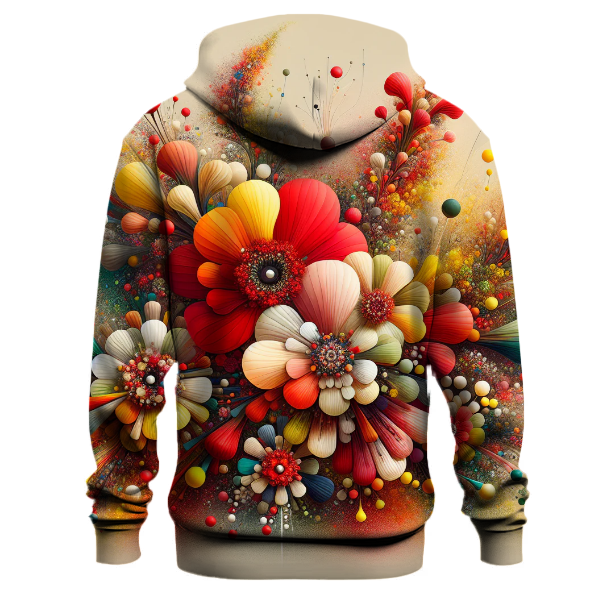 Whimsical Floral Parade Hoodie