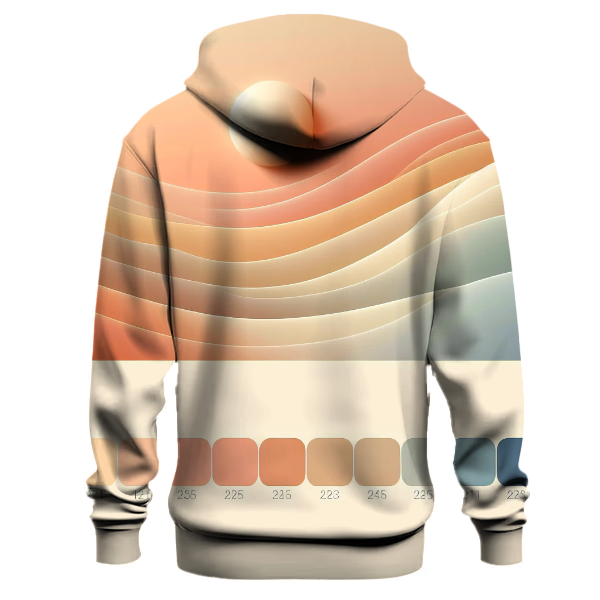 Peach Sunset Ombre Hoodie