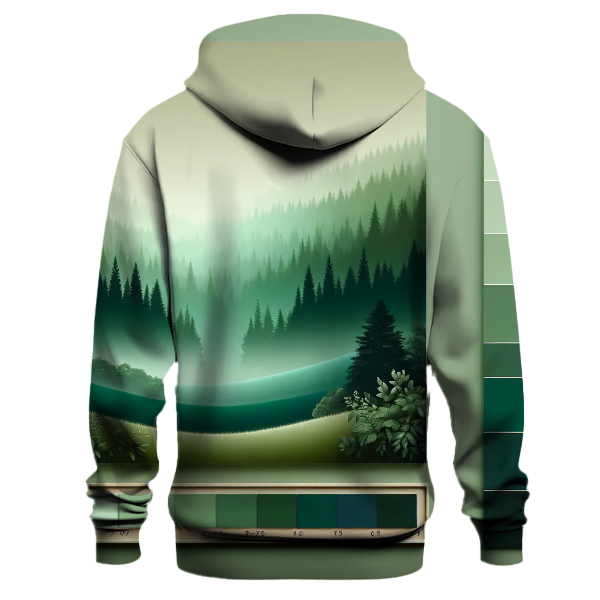 Serene Forest Gradient Hoodie