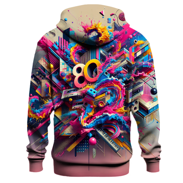 Vivid Neon Meltdown Hoodie