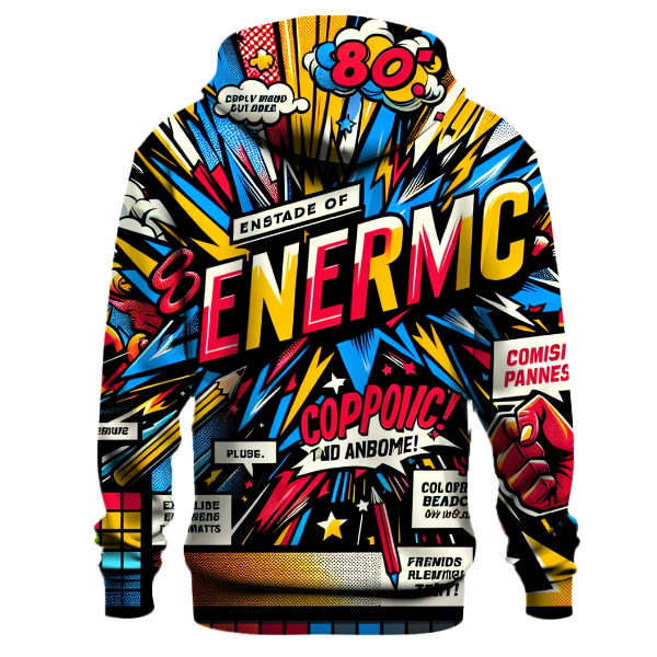 Vintage Comic Frenzy Hoodie