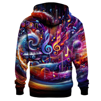 Vintage Music Wave Hoodie