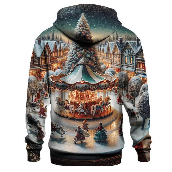 Victorian Snow Globe Christmas Hoodie