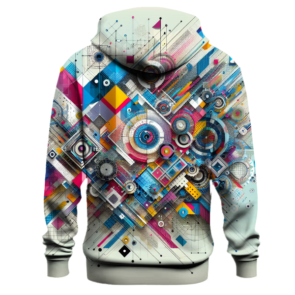 Techno Geometric Hoodie