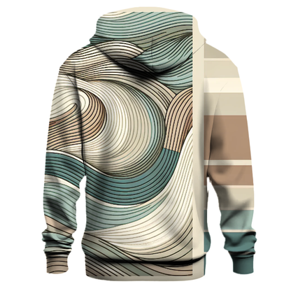 Abstract Tranquility Waves Hoodie