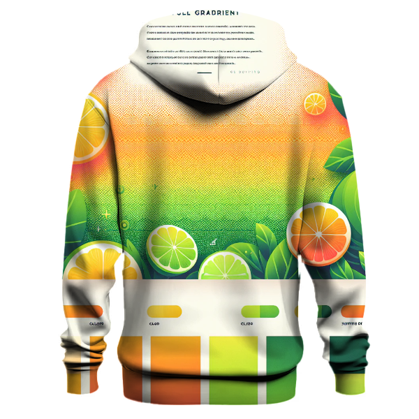 Vibrant Citrus Splash Hoodie