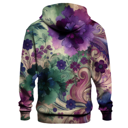 Royal Garden Tie-Dye Hoodie