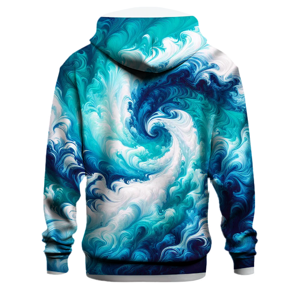 Vibrant Ocean Wave Hoodie