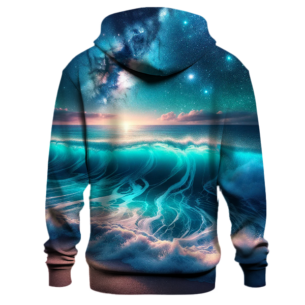 Celestial Ocean Waves Hoodie