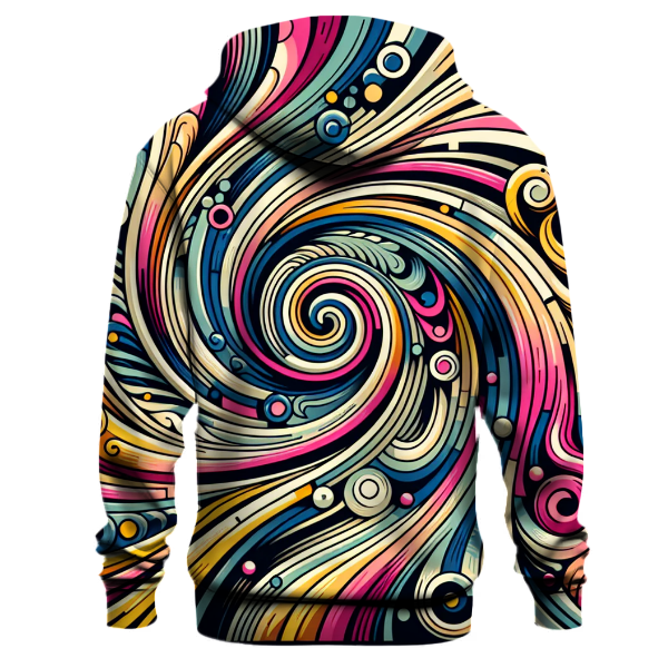 Abstract Spiral Journey Hoodie