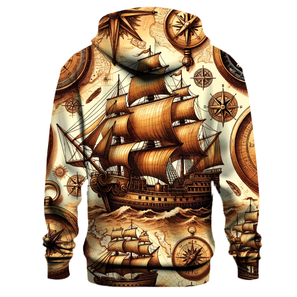 Vintage Nautical Adventure Hoodie