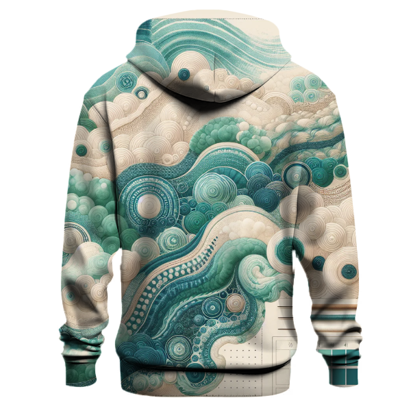 Turquoise Tide Symphony Hoodie