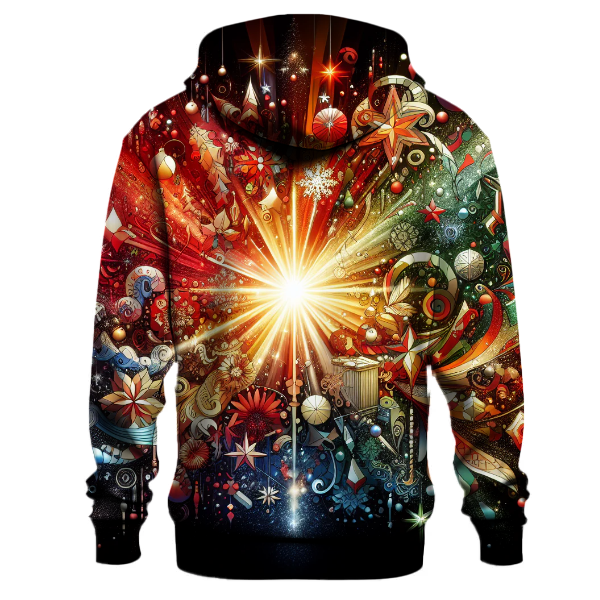 Sparkling Christmas Starburst Hoodie