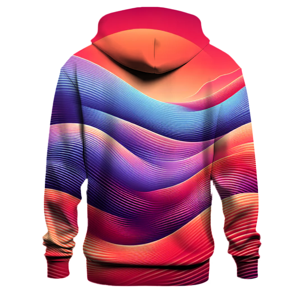 Vibrant Sunset Ombre Hoodie