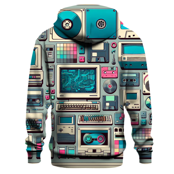 Vintage Tech Vibes Hoodie