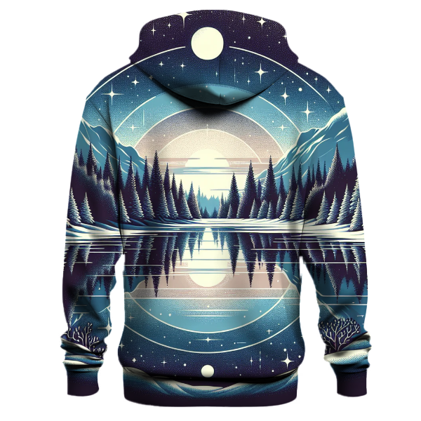 Winter Twilight Reflection Hoodie