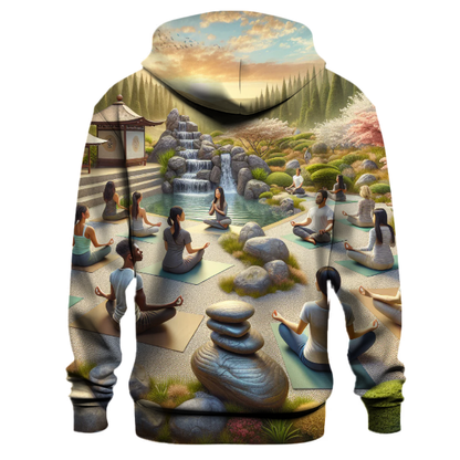 Yoga Zen Garden Hoodie Heavyweight Hoodies