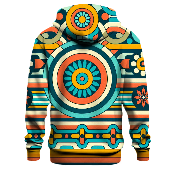 Vibrant Harmony Stripes Hoodie