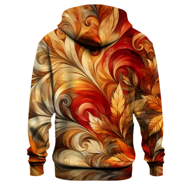 Whirlwind Autumn Leaves Hoodie