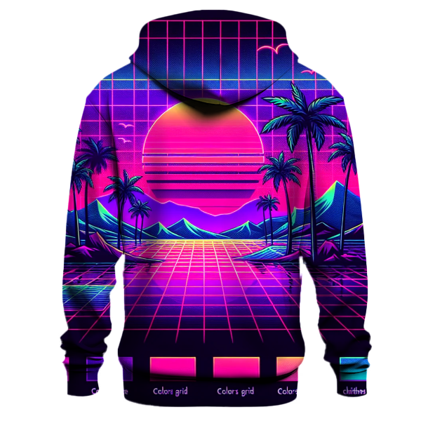 Vintage Synthwave Scene Hoodie