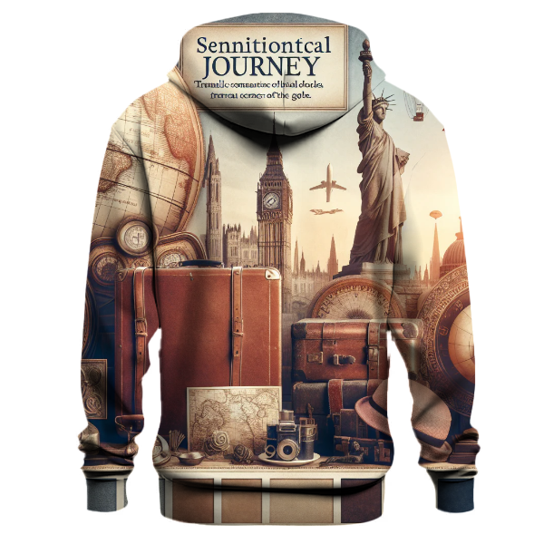 Vintage World Traveler Hoodie