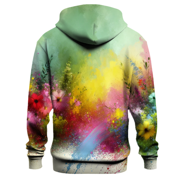 Wildflower Dream Tie-dye Design Hoodie