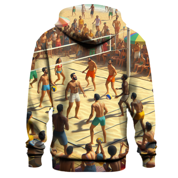 Volleyball Beach Vibe Hoodie