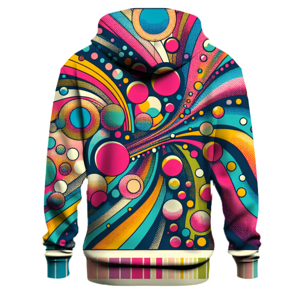 Vibrant Abstract Dots Hoodie