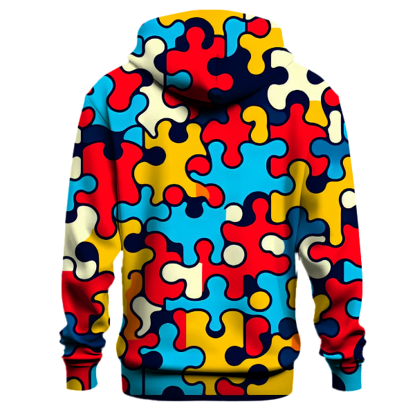 Vintage Puzzle Patterns Hoodie