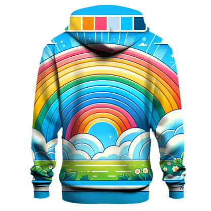 Vibrant Rainbow Dreams Hoodie