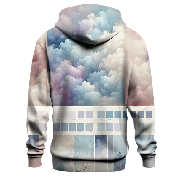 Whimsical Clouds Tie-dye Design Hoodie