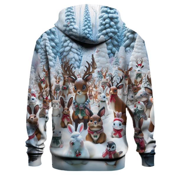 Reindeer Forest Friends Hoodie