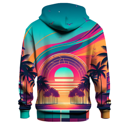 80s Miami Vibes Hoodie