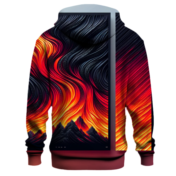 Volcanic Fire Glow Hoodie