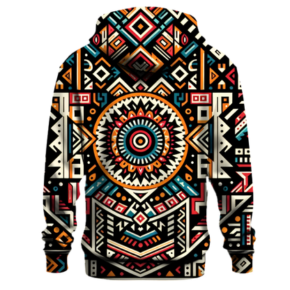 Vibrant Tribal Reverie Hoodie