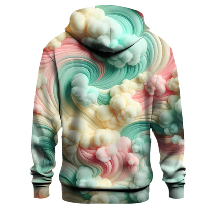 Whimsical Candy Clouds Hoodie