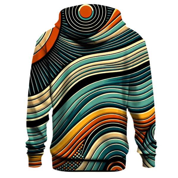 Vintage Vinyl Waves Hoodie