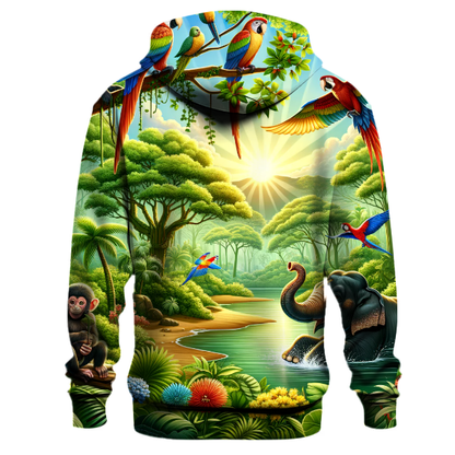 Whimsical Jungle Adventure Hoodie