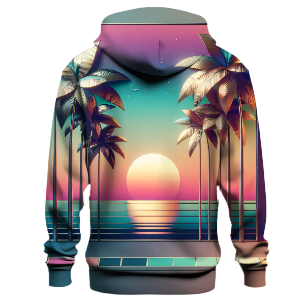 Vaporwave Palms Hoodie