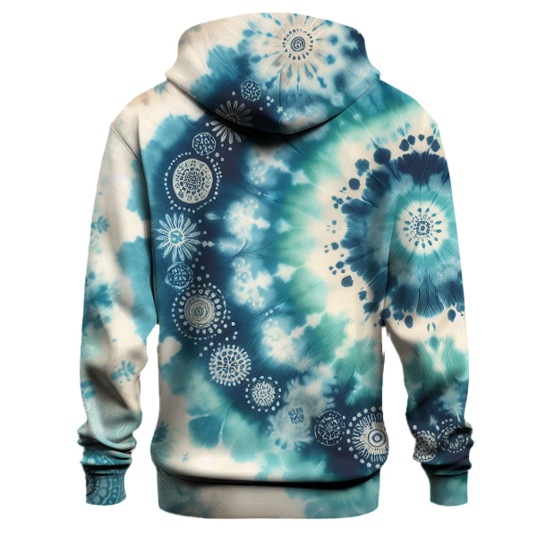 Sapphire Skies Tie-dye Design Hoodie