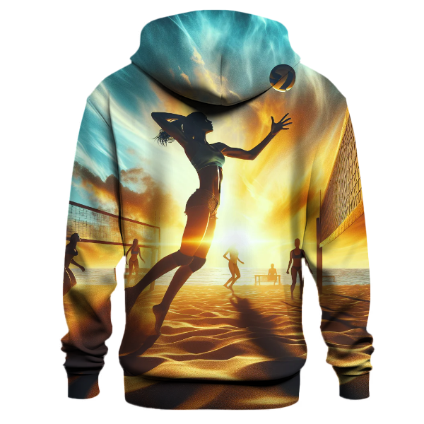 Volleyball Sunrise Hoodie