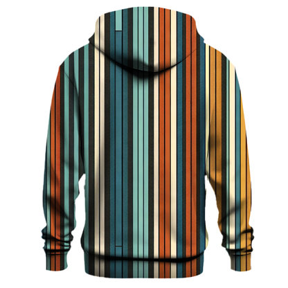 Vintage Striped Symphony Hoodie