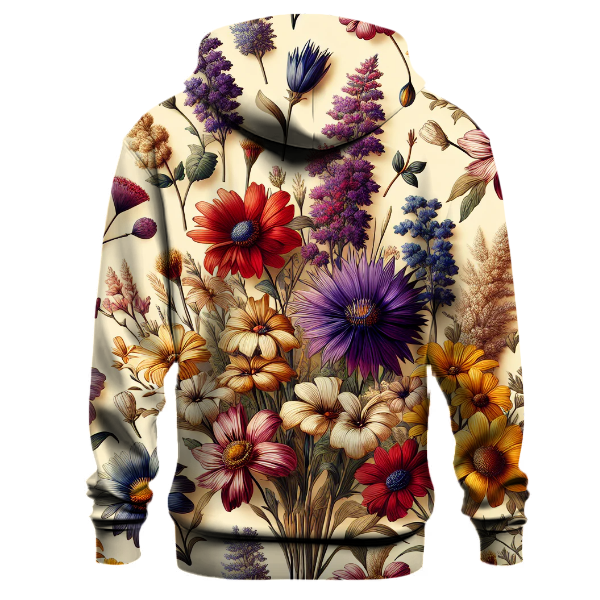 Wildflower Pattern Delight Hoodie