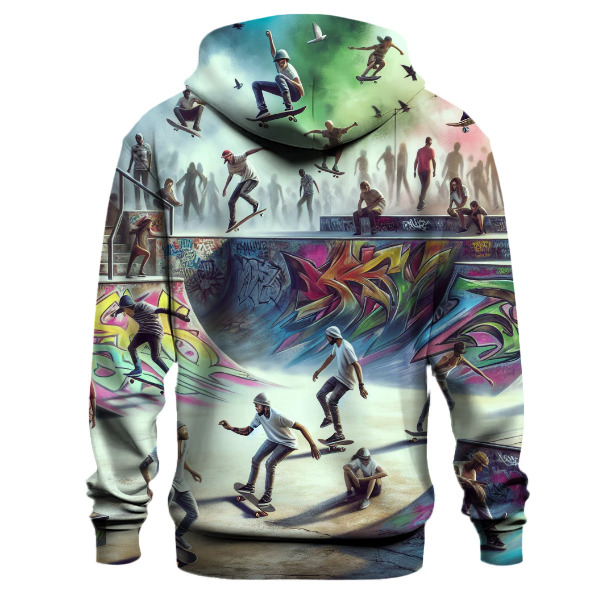 Skateboard Adventure Vibes Hoodie