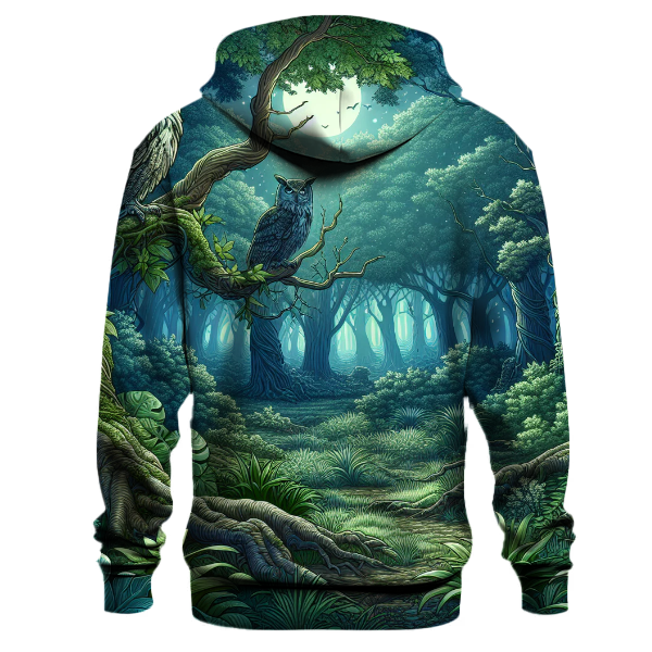 Mystical Forest Owls Hoodie