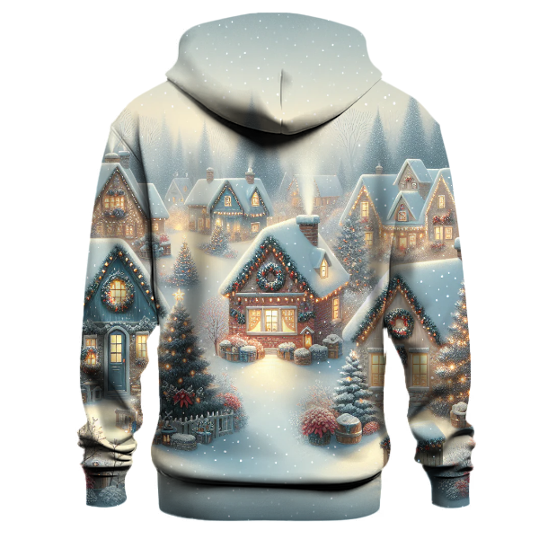 Vintage Christmas Village Hoodie