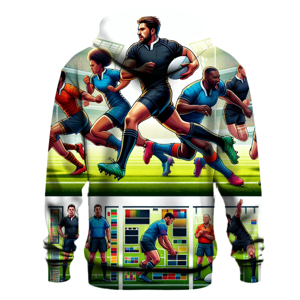 Rugby - Passion and Strength Hoodie