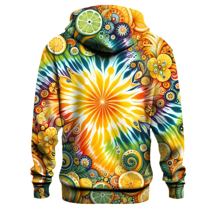 Vibrant Citrus Twist Hoodie