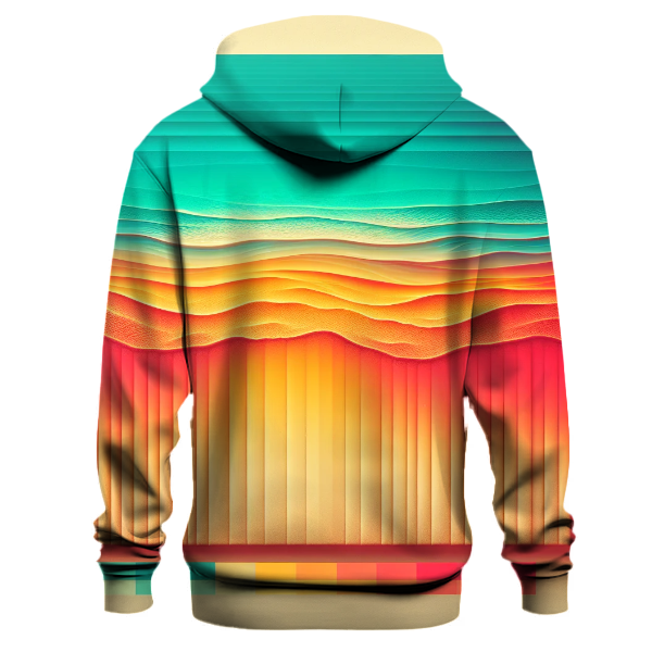 Vibrant Tropic Sunrise Gradient Hoodie