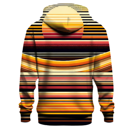 Sunset Stripe Bliss Hoodie